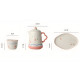 Porcelain Teapot & Cup Set 4 Pcs